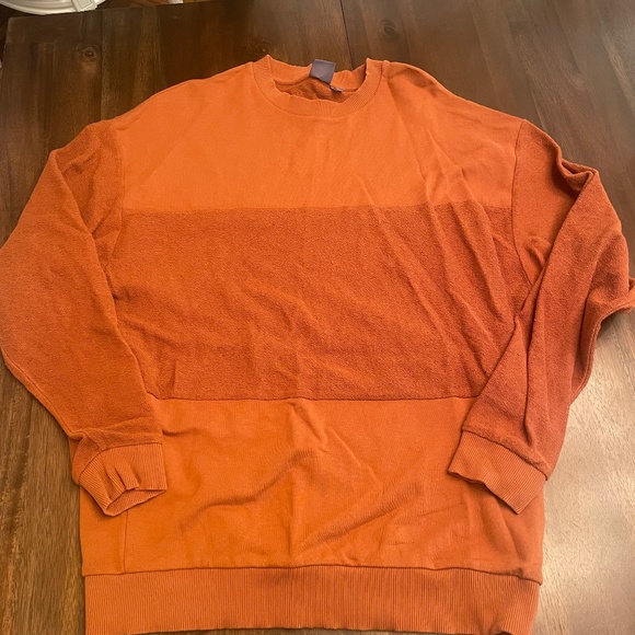 ASOS - brown/rust two tones crew neck - Picture 1 of 2